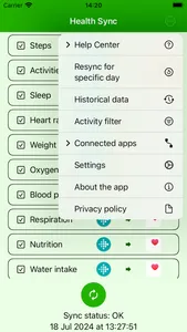 Health Sync by appyhapps screenshot 3