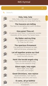 IMS SDAC Hymnal screenshot 2