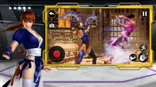 Girls Ninja Kungfu Fighting screenshot 0