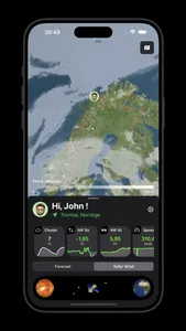 Easy Aurora: Forecast & Alerts screenshot 1