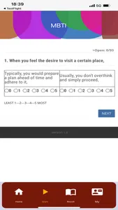 16Personalities Test (93Q) screenshot 3