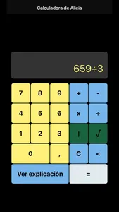 Calculadora de Alicia screenshot 1