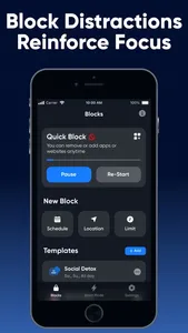 Block Apps, Sites & Focus screenshot 0
