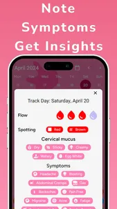 Period Tracker Menstrual Cycle screenshot 1