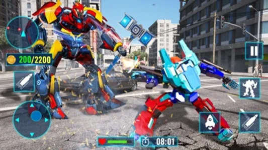 Transform Robot 3D Robot fight screenshot 0