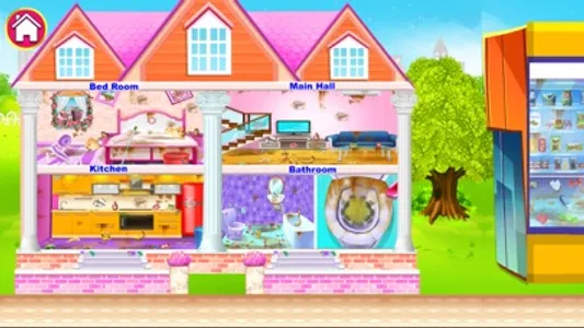 CleanUp City Clean House Game screenshot 1