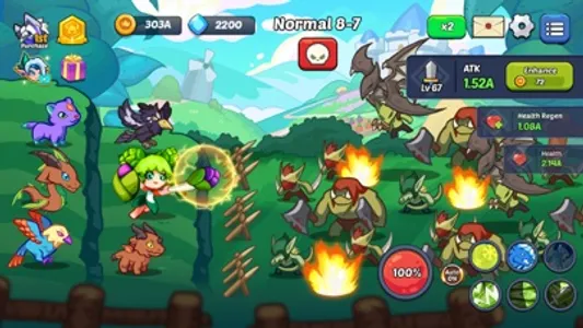 Kingdom Defender Idle RPG Game screenshot 7