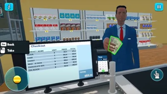 Supermarket Cashier Store Game screenshot 0