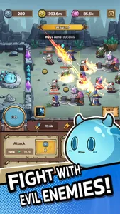 Slime Castle: Idle TD RTS Game screenshot 0