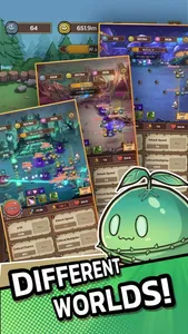 Slime Castle: Idle TD RTS Game screenshot 3