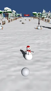 Snowball Rolling: Running Game screenshot 1