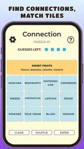 Connect The Words－Brain Games! screenshot 1