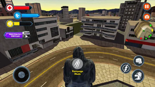 Wild Angry Gorilla Rampage screenshot 0