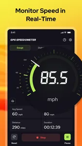 Fast Meter - GPS Speedometer screenshot 0