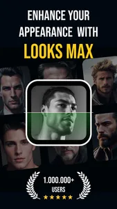 Looks max: face rating, mewing screenshot 0