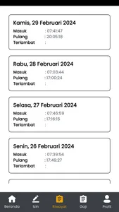 AbsenDulu - Attendance Online screenshot 5