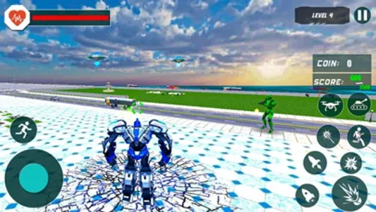 Robot Car Transformation Game screenshot 0