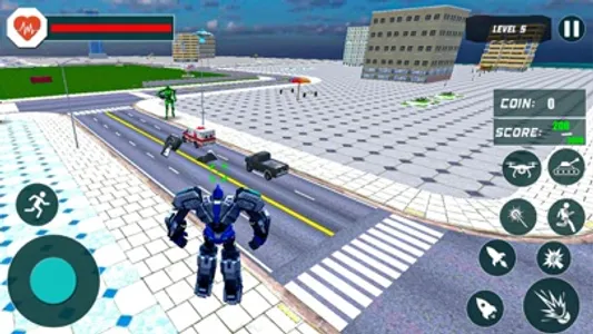 Robot Car Transformation Game screenshot 2