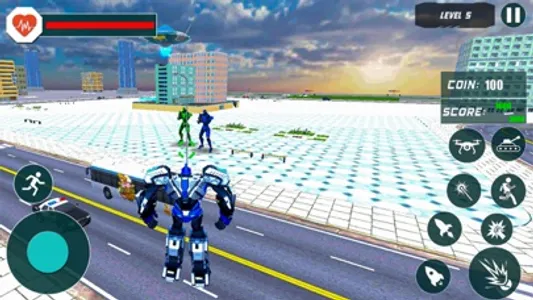 Robot Car Transformation Game screenshot 3