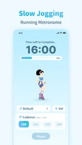 Slow Jogging-Running Metronome screenshot 0
