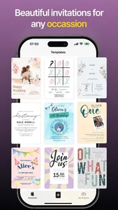 Invitation Maker: Event Cards screenshot 0