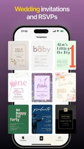 Invitation Maker: Event Cards screenshot 1