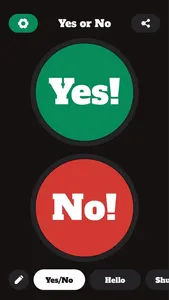 Yes Button - Yes or No Buttons screenshot 0