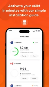Olysim - eSIM Data Plans screenshot 2