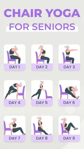 Chair Yoga for Seniors at Home screenshot 0