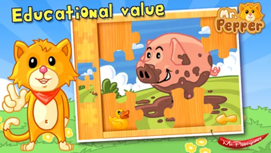 Animal Jigsaw Puzzle Kid Game screenshot 2