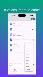 MyVoice AI screenshot 2
