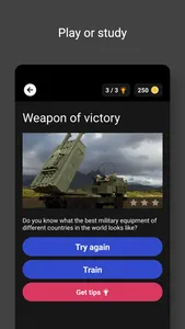 Weapon of victory - quiz screenshot 0