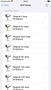 Taekwondo Forms (ITF/WTF) screenshot 1
