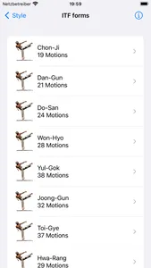 Taekwondo Forms (ITF/WTF) screenshot 2