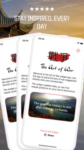 Art of War - Quotes Widget screenshot 2