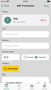 MoneyMinder screenshot 3