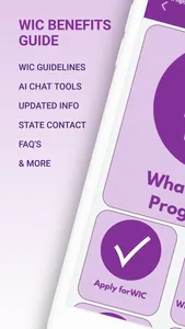 Wic App-WIC Benefits Guide screenshot 0