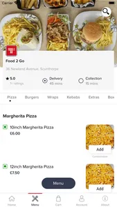 Food 2 Go Online screenshot 1
