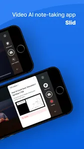 Slid: Video AI note-taking app screenshot 1