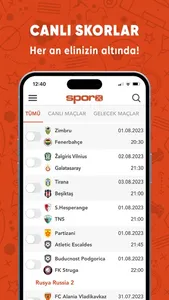 Sporx - Spor Haber, Canlı Skor screenshot 1