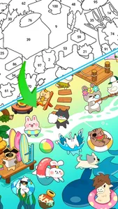 Color Stickers - Book Games screenshot 2