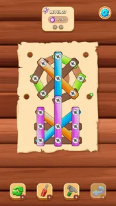 Wood Nut Screw Pin Jam Puzzle screenshot 1