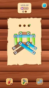 Wood Nut Screw Pin Jam Puzzle screenshot 5