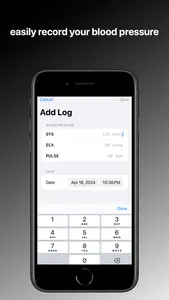 Basic Blood Pressure Diary screenshot 4