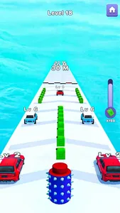 Merge Car Racing Master 3D screenshot 1