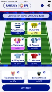 Fantasy EFL Official screenshot 1