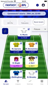 Fantasy EFL Official screenshot 2