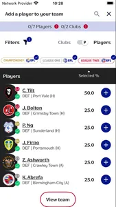 Fantasy EFL Official screenshot 3