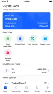 Group Fund Management: EzFund screenshot 0