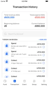 Group Fund Management: EzFund screenshot 1